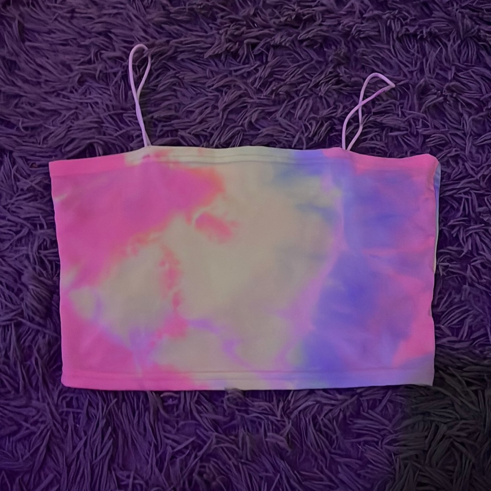 Tye dye Neon SHEIN top